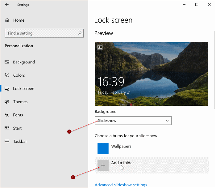 turn on or off windows spotlight lock screen picture in Windows 10 pic2