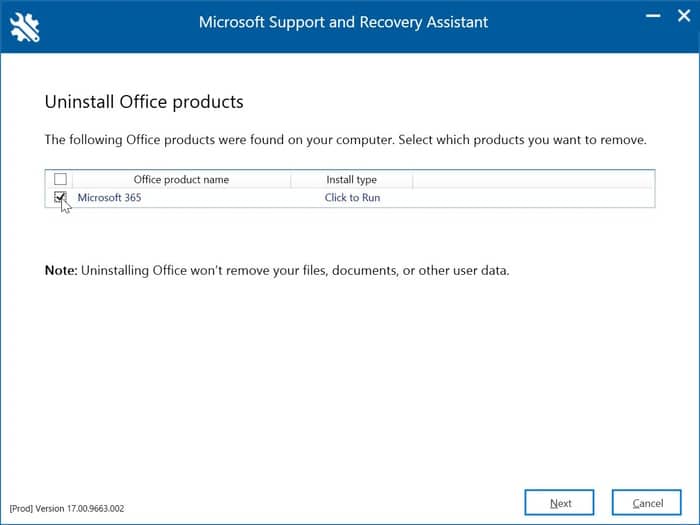 uninstall Microsoft Office 365 from Windows 10 11 pic5