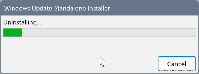 uninstall Windows Updates in Windows 11 pic11