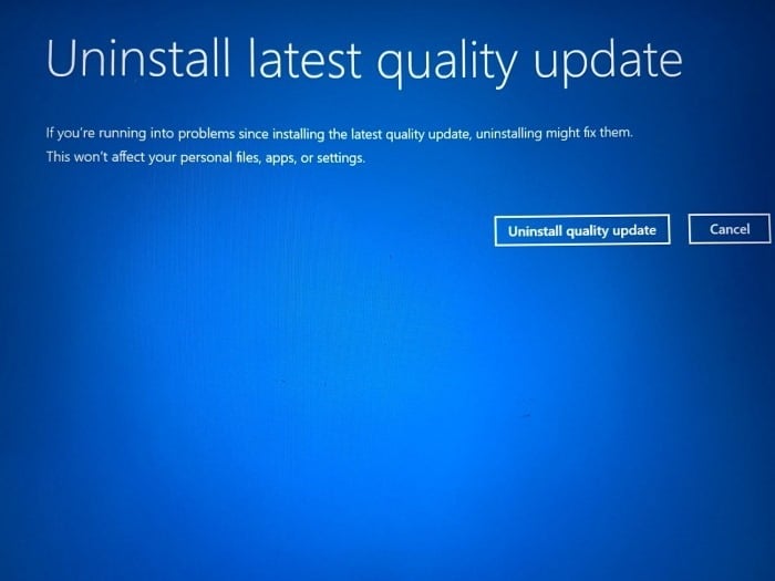 uninstall Windows Updates in Windows 11 pic14