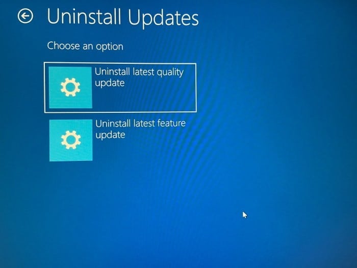 uninstall Windows Updates in Windows 11 pic15