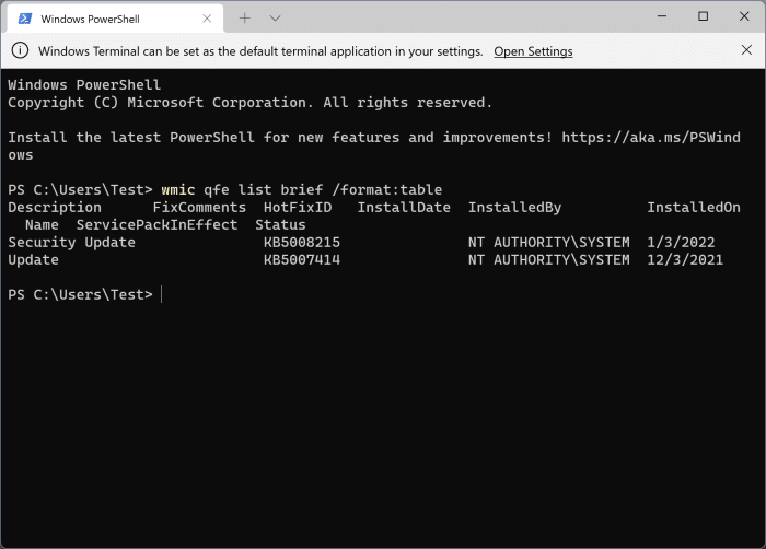 uninstall Windows Updates in Windows 11 pic8