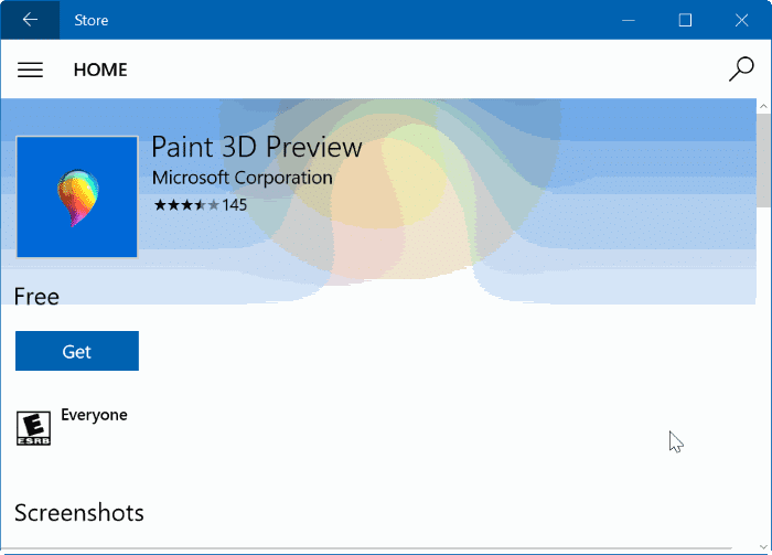 uninstall or reinstall Paint 3D Windows 10 pic5