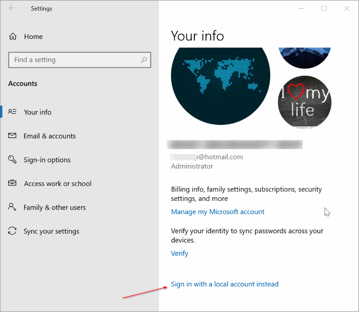 unlink Windows 10 license from Microsoft account pic2