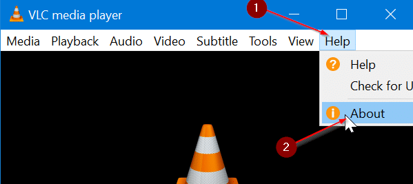 update VLC Media Player to the latest version pic1
