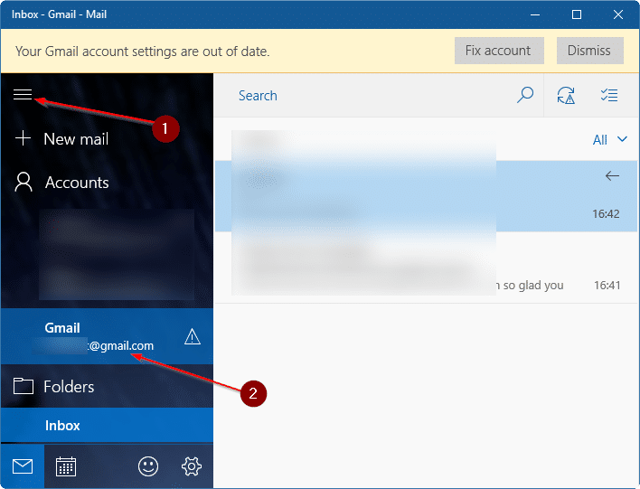 update gmail password in Windows 10 pic2.1