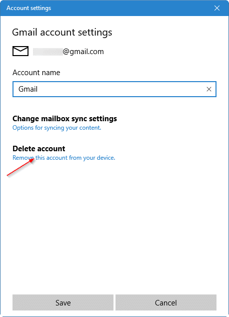 update gmail password in Windows 10 pic6