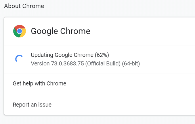 update google chrome in Windows 10 pic3