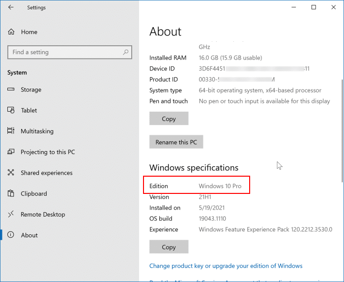 upgrade from Windows 10 home to Windows 11 Pro