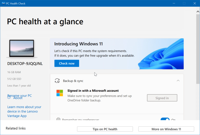 upgrade from Windows 10 to Windows 11 pic3