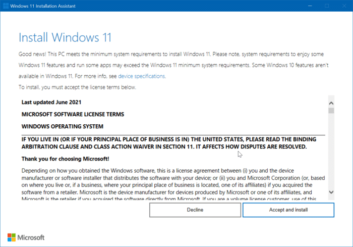 upgrade from Windows 10 to Windows 11 pic5
