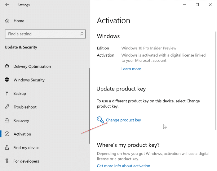 upgrade to Windows 10 Pro