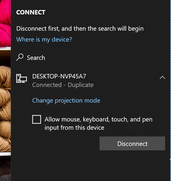 use Windows 10 laptop as second screen pic6