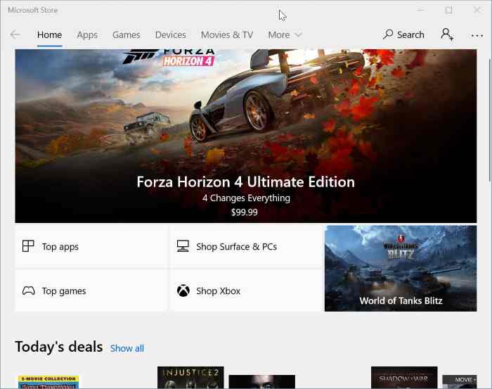 use a different email address to sign in to Store in Windows 10