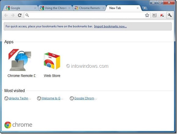 use chrome remote desktop step4