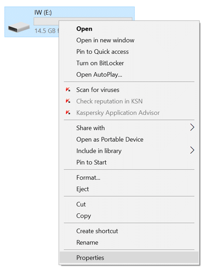 use disk management to partition USB on Windows 10 pic1