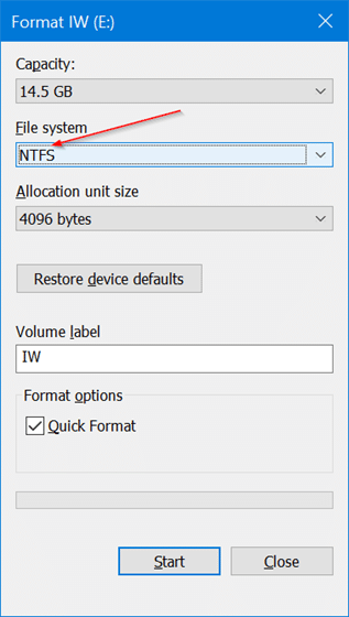 use disk management to partition USB on Windows 10 pic4