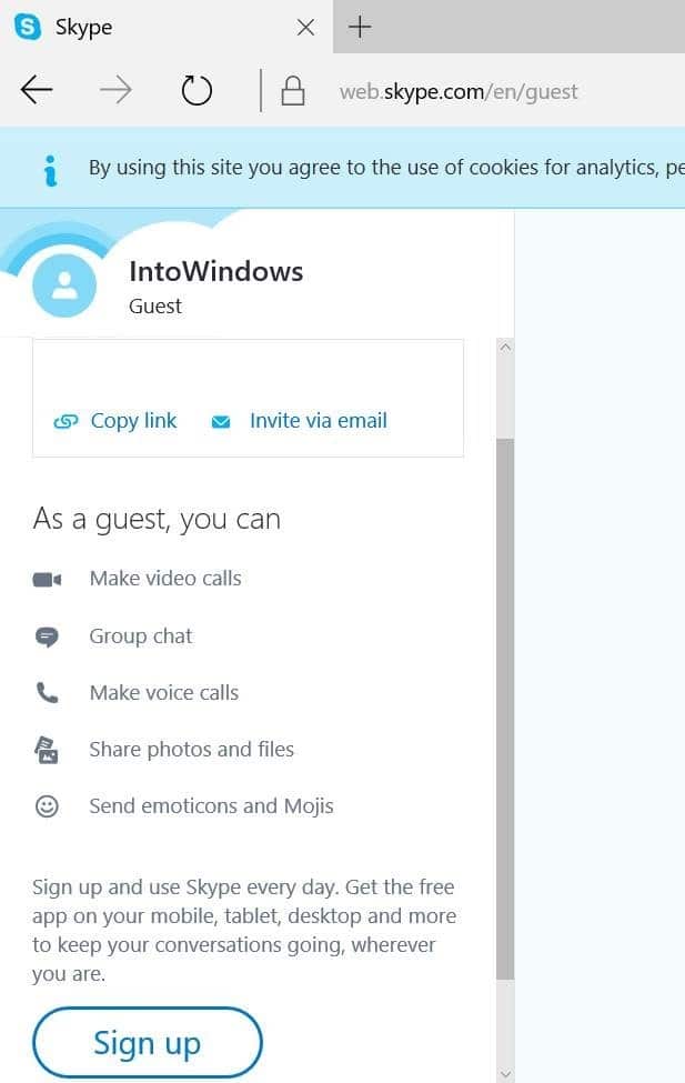 use skype without microsoft account pic7