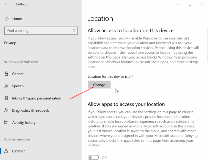 using find my device in Windows 10 pic5