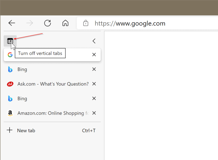 using vertical tabs in Microsoft Edge pic2