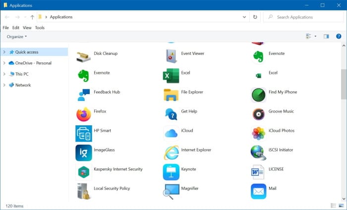 view installed programs and apps in Windows 10