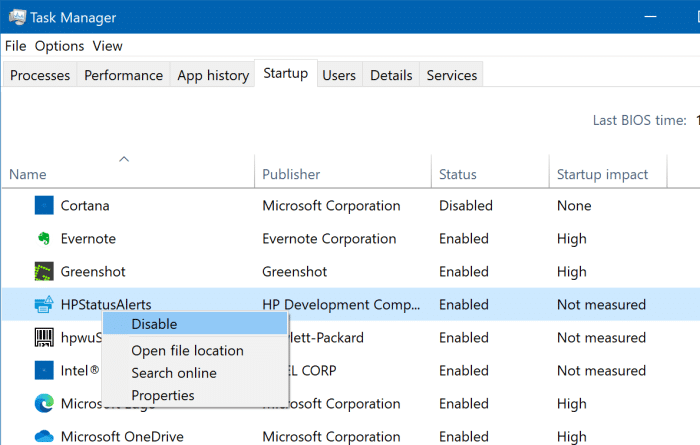 view all startup programs in Windows 10 pic4