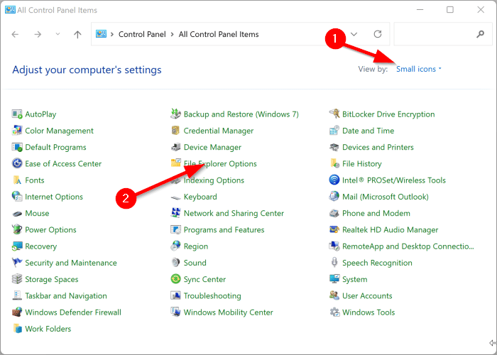 view hidden files and folders in Windows 11 pic3