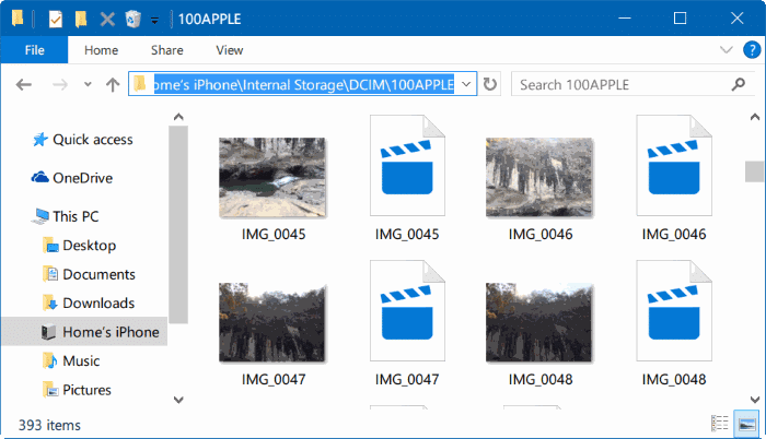 view iphone live photos on Windows 10 PC img1