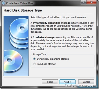 install Windows 7 on virtualbox 5