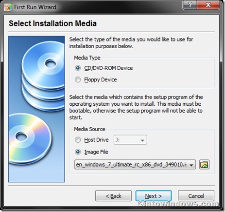 install Windows 7 on Virtualbox81