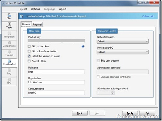 create unattended windows 7 install step5