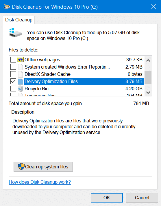 ways to free up drive space in Windows 10 pic12