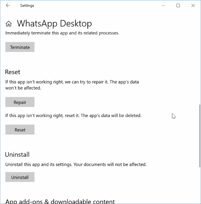 whatsapp desktop not opening or working pic4