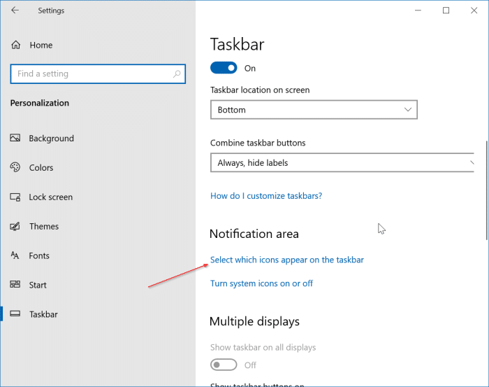 wifi icon missing from Windows 10 taskbar pic1