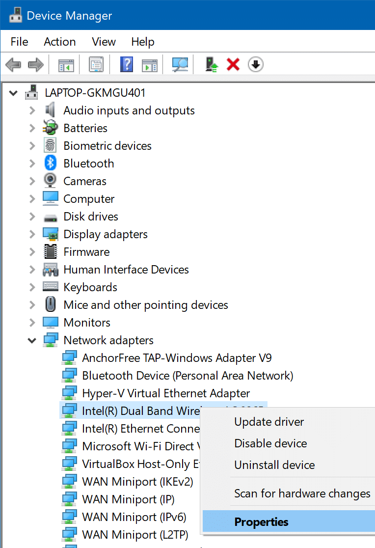 windows 10 automatically not connecting to Wi-Fi pic1