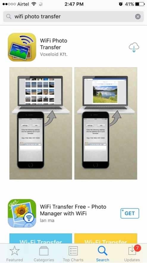 wirelessly transfer photos from iphone to Windows 10 PC pic3