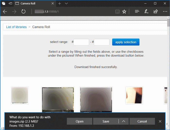 wirelessly transfer photos from iphone to Windows 10 PC pic9